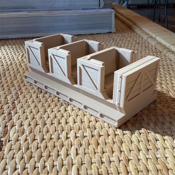 Thunder Minecart Ride Train Mini: Frontier Ride Vehicle Scale Model with Sign - Picture 2 of 10